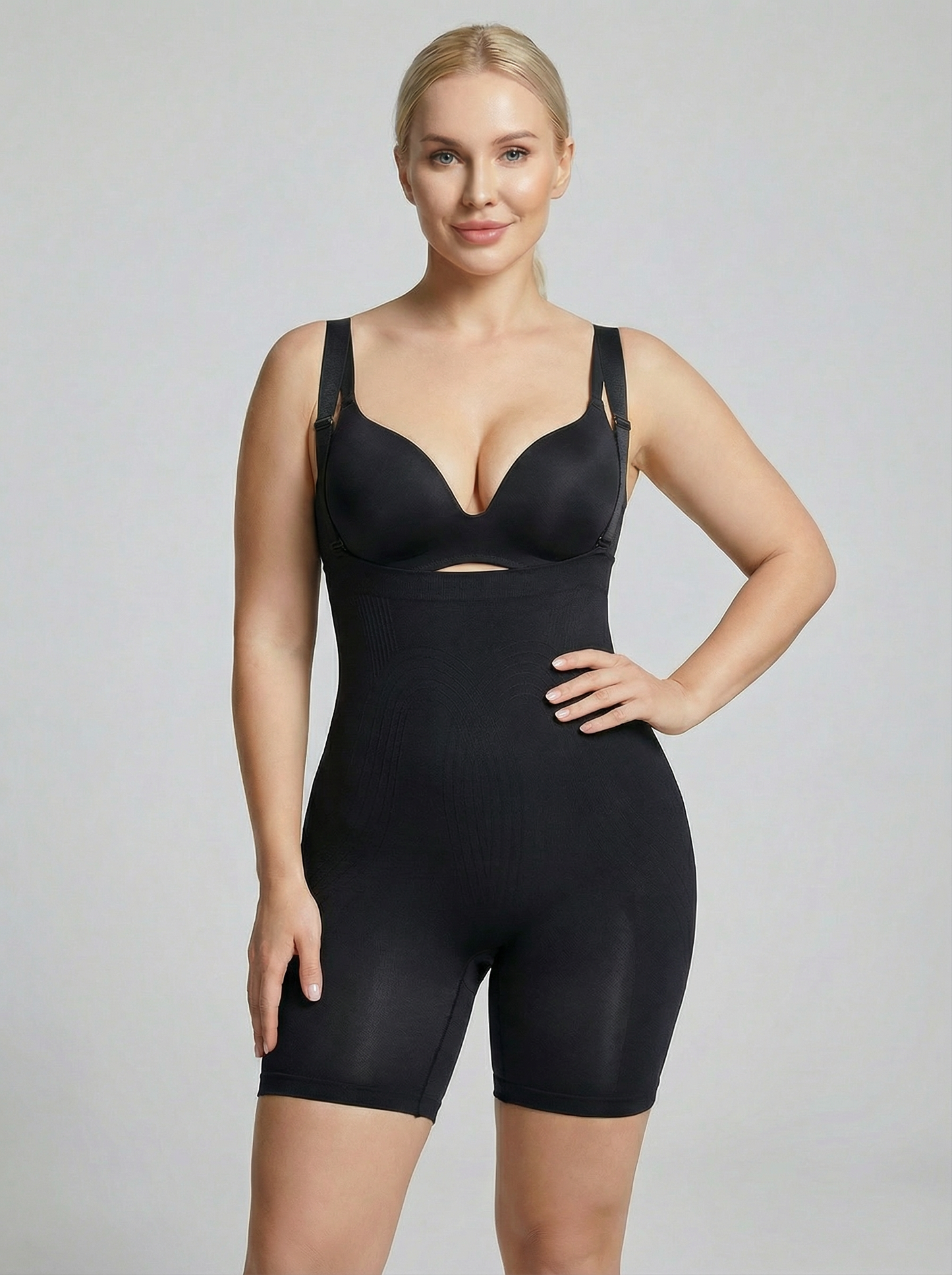 Коригуючі Шорти “Струнка Талія” З Підтримкою Сідниць Та Знімними Бретелями