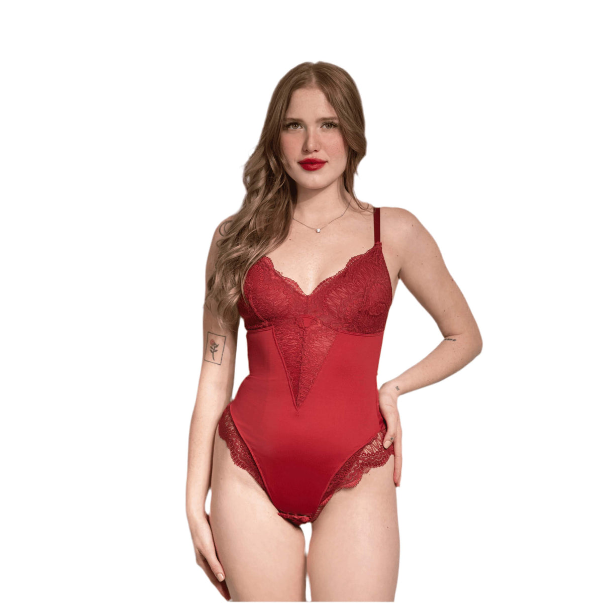 Body modelujące HolyShape Lily z koronką