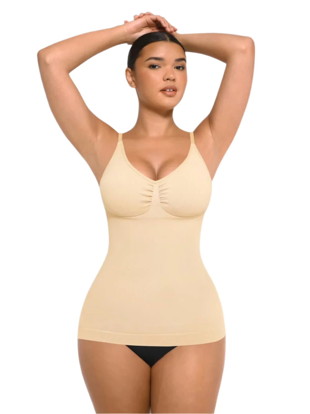 Модель у розмірі M/L.
ОГ: 89 см, ОТ: 76 см, ОС: 112 см