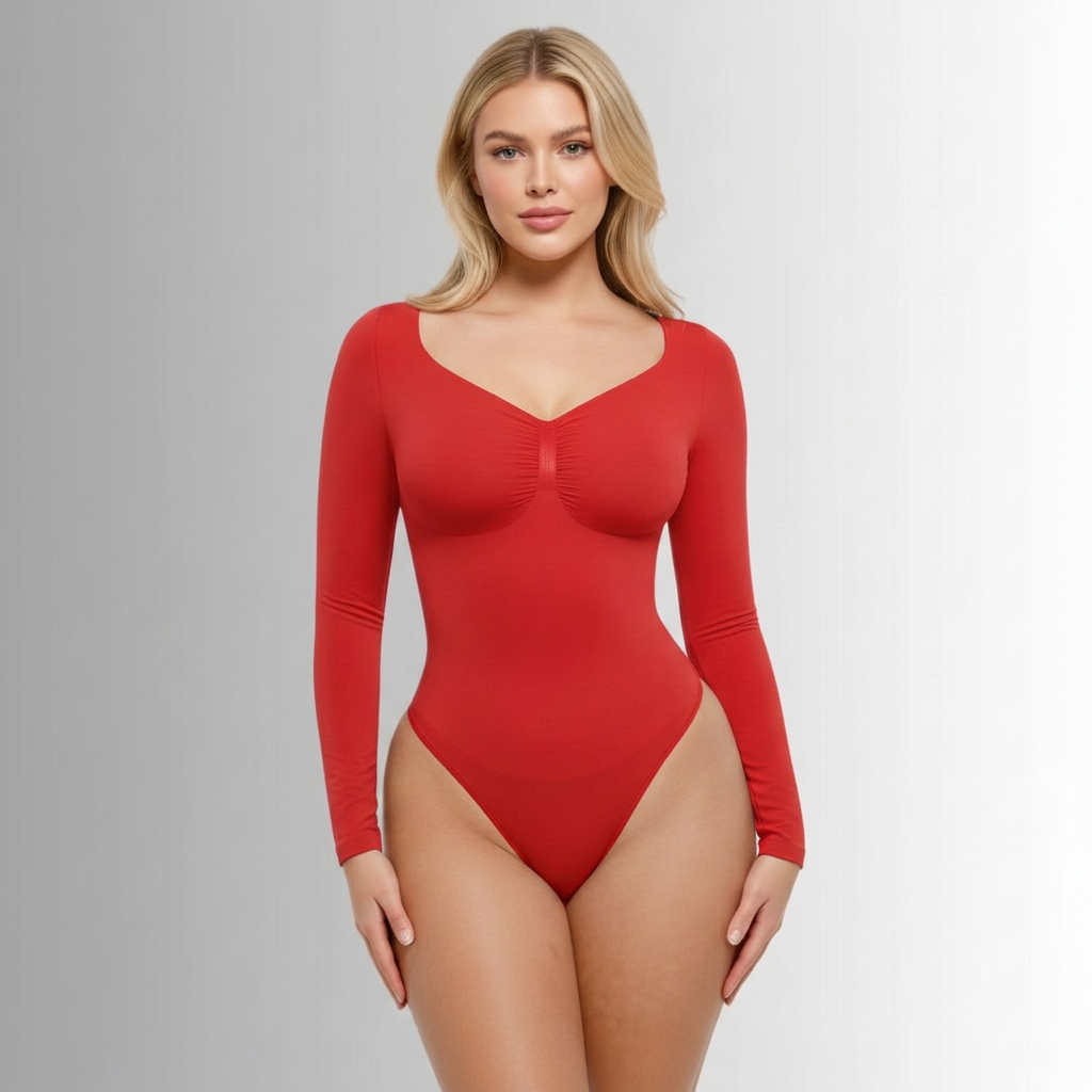 HolyShape Коригуюче боді з утяжкою живота та підтримкою грудей стрінгами