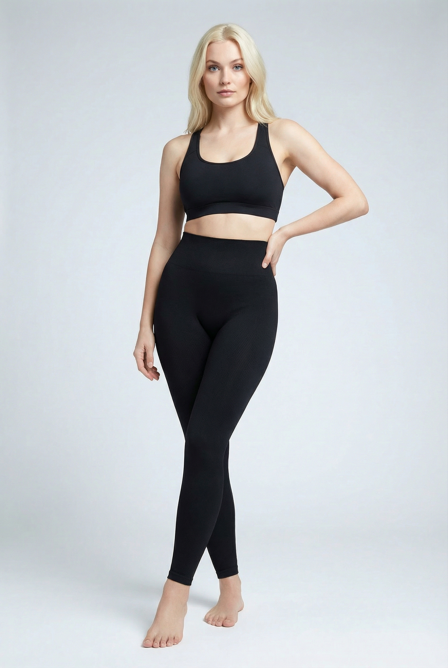 Bezszwowe legginsy modelujące na co dzień