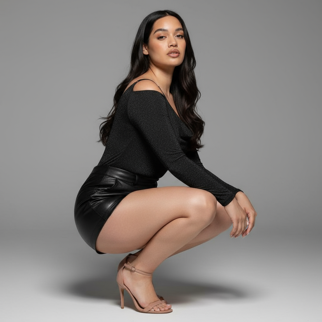 HolyShape Блискуче Боді 3-в-1 з Вбудованим Бюстгальтером, Утяжкою Живота стрінгами