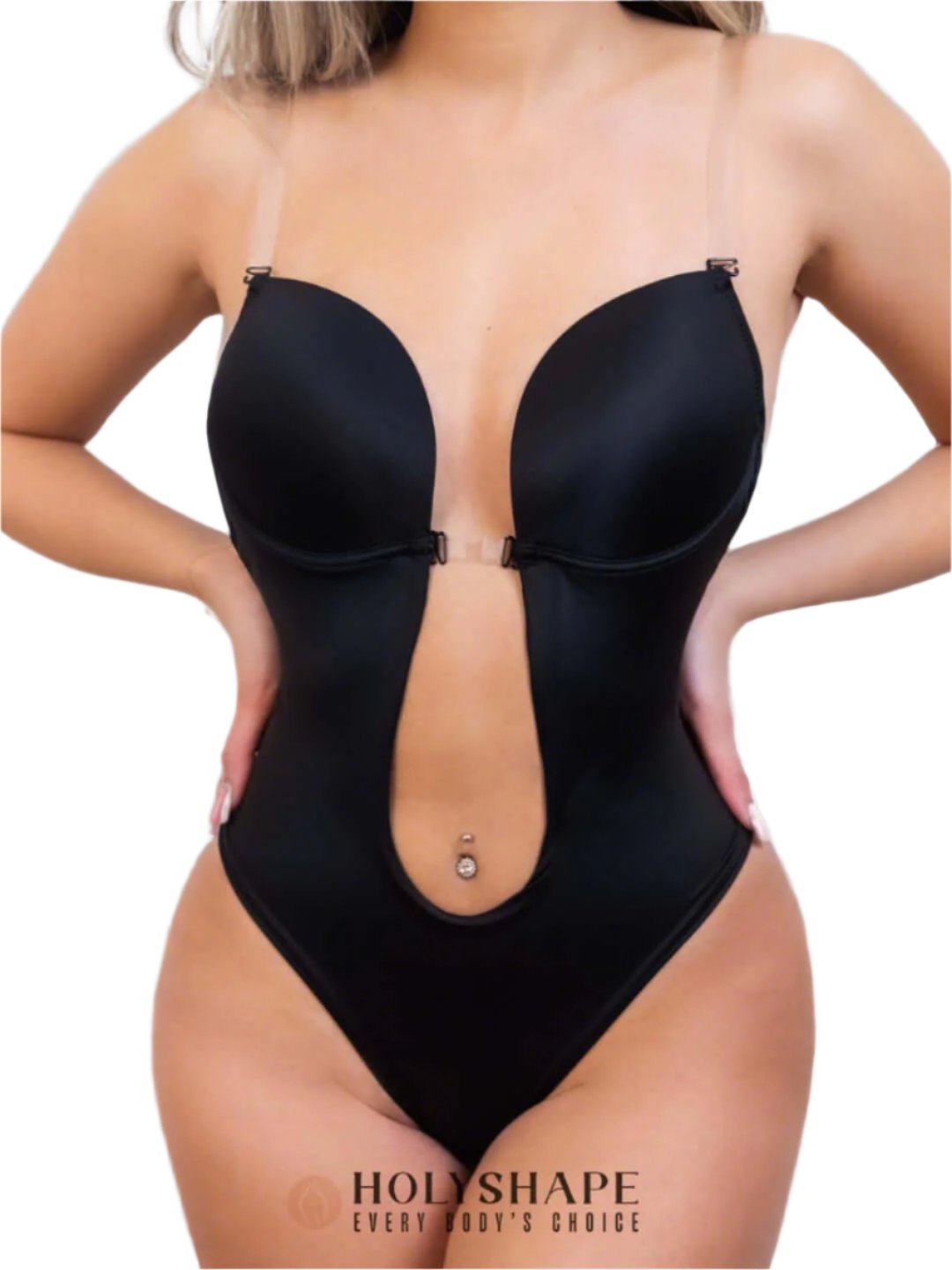 HolyShape Боді U-подібним вирізом та відкритою спинкою