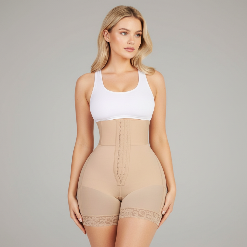 Модель у розмірі  M.
Зріст: 180 см, ОГ: 97 см, ОТ: 74 см, ОС: 110 см