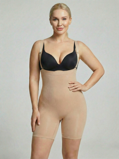 Коригуючі Шорти “Струнка Талія” З Підтримкою Сідниць Та Знімними Бретелями