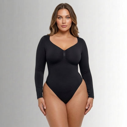 HolyShape Коригуюче боді з утяжкою живота та підтримкою грудей стрінгами
