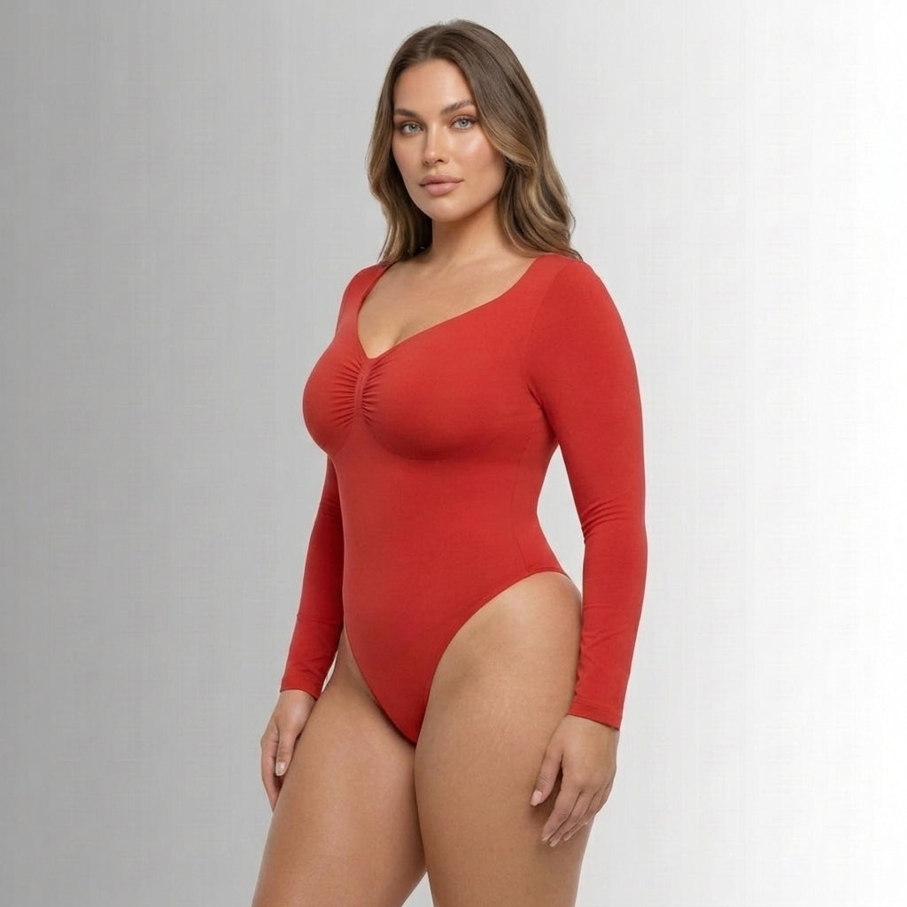 HolyShape Коригуюче боді з утяжкою живота та підтримкою грудей стрінгами