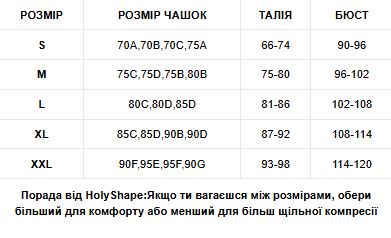 РОЗМІРНА СІТКА