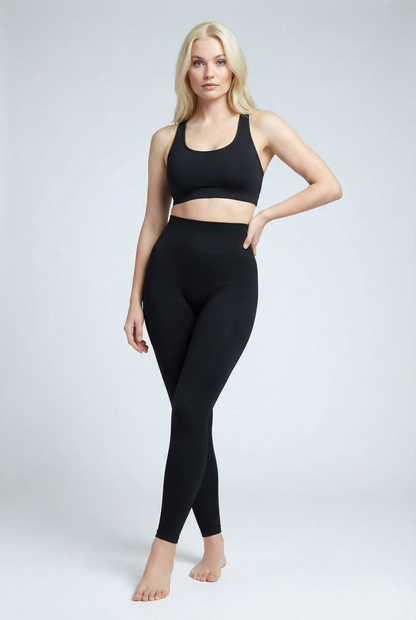 Bezszwowe legginsy modelujące na co dzień