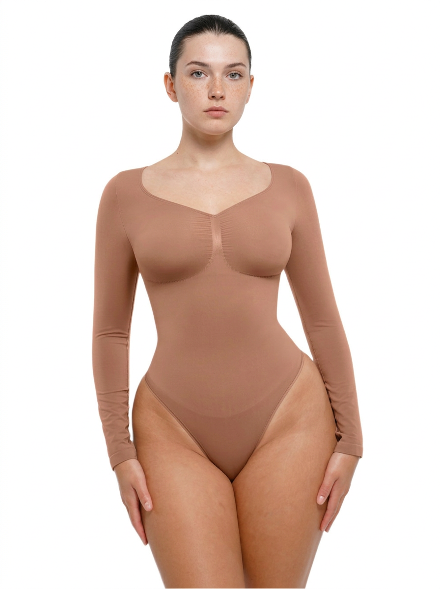 HolyShape Коригуюче боді з утяжкою живота та підтримкою грудей стрінгами