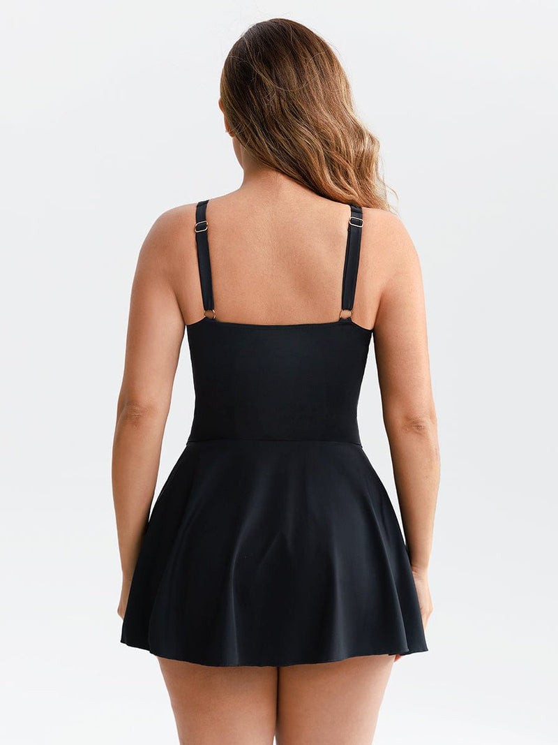 HolyShape Коригуючий Купальник З Утяжкою Живота та Спідницею